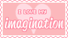 Stamp: I love my imagination