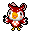 Pixel sprite of Celeste,a pink owl from Animal Crossing