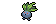 Pixel sprite of the Pokémon Oddish