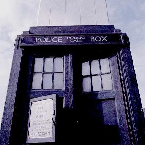 The Tardis from Doctor Who.